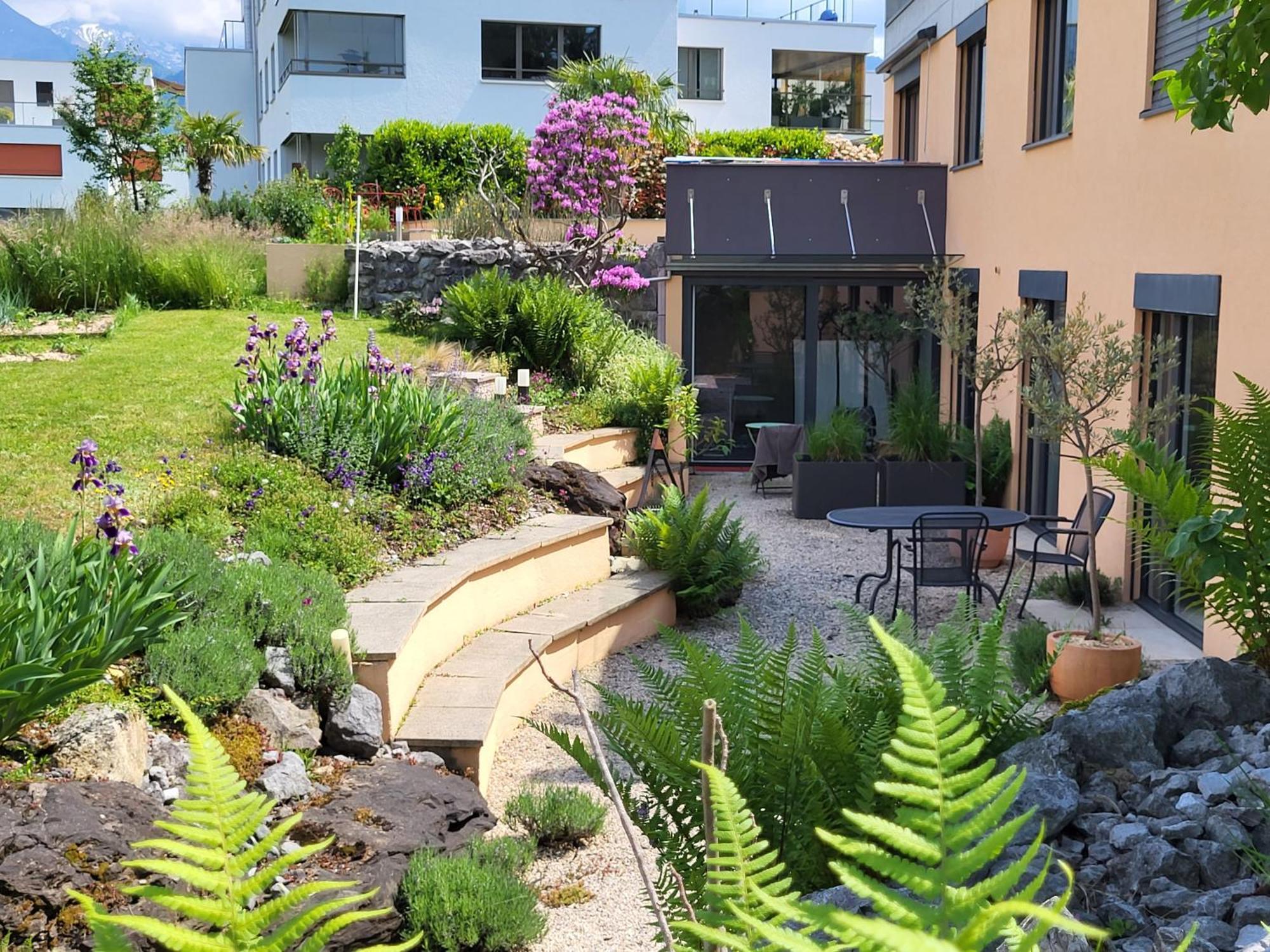 Oase Zum Sein Apartment Spiez Exterior photo